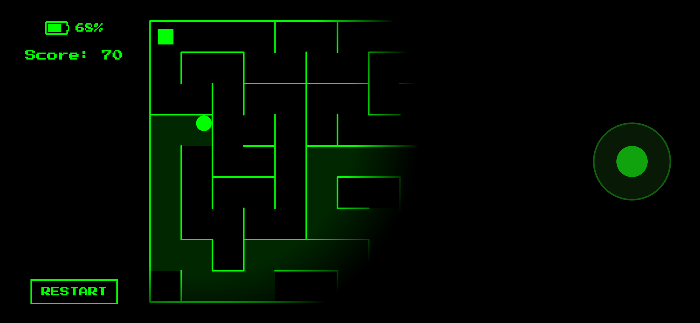 In-game gameplay with fog